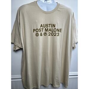 Post Malone 2023 Concert T- Shirt 3XL Official Merch Posty Co XXXL